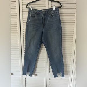 “Girlfriend” Distressed Jeans